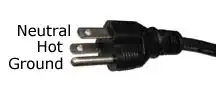 3-prong electrical plug