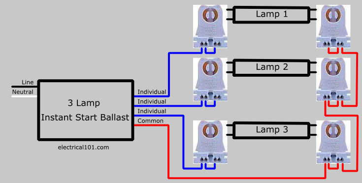 3 Lamp Parallel Nonshuntedl Lampholder Wiring Diagram