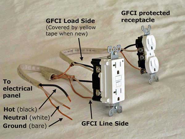 Gfci Load Wiring Electrical 101