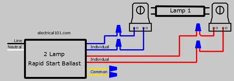 1Lamp Series to 2 Lamp Series Lampholder Wiring Diagram