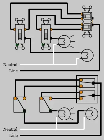 3-way Duplex Switch Wiring Diagram