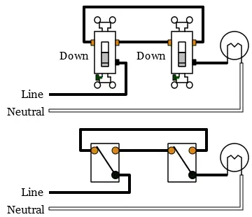 3 Way Switches Electrical 101, Wiring Diagram For Three Way Switch One Light