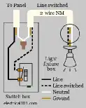 Conventional Light Switch Wiring Diagram thumb