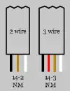 14 AWG NM rated for 15 amps thumb