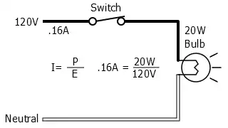 120 Volt 20 Watt Light Bulb Circuit